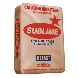 Cal Aerea Sublime 25kg.