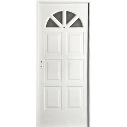 Puerta 88x205 cm. Chapa Simple Semi Premium Derecha