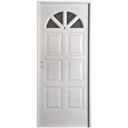 Puerta 88x205 cm. Chapa Simple Semi Premium Izquierda