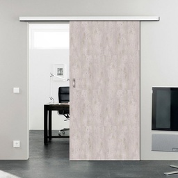 Puerta Corrediza Proteus Concreto Tablero Melamínico 18 mm Metropolitan 90x200