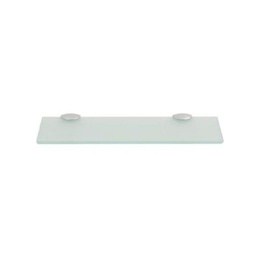 Repisa de Vidrio Rectangular Transparente 12x40 cm Vessanti