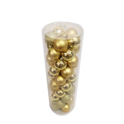 Esfera Navidad 6 cm Dorado 50 Unidades  Cotidiana