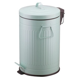 Basurero Vintage Redondo 12l Menta Aa