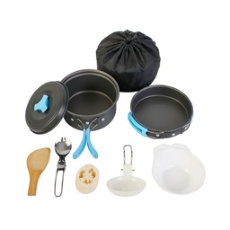 Set Cocina Aluminio Anodizado 7 Piezas Alpes