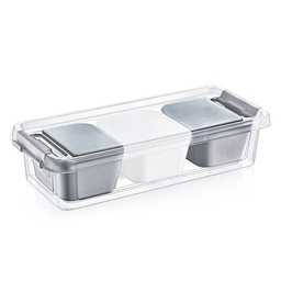 Caja Org Plastica 1.5l 3 Cestos Int Tt