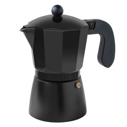 Cafetera Italiana Negro 300 ml Cotidiana