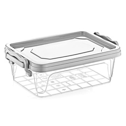 Caja Plas 13lt C-rued Tran T-color Gris