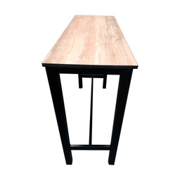 Barra Desayuno Firenze Dakot 120X45x87 cm Madera/negro