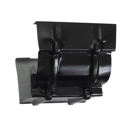 Union con O Rings canal.mold.15 cm Negro Aurelio Gundin