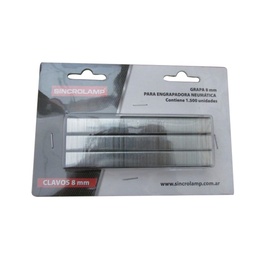 Grapa 8Mmx1500u P/engr. neum.calibre 21