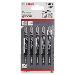 Hoja de Calar T119b Bosch Plata Basic For Wood