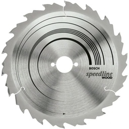 Hoja de Sierra Circular Bosch Plata Speedline Wood Ø184 20 Dientes