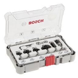 Juego de Fresa Bosch Mixtas 6Pcs 1/4"