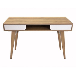 Escritorio Curvalba 2C 120X45x78 cm Marrón Muebles Gacela