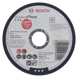 Disco de Corte Standard For Inox 115X16mm Bosch