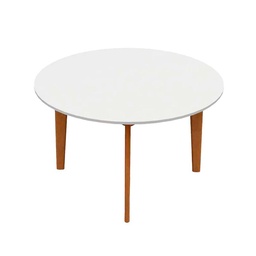 Mesa Comedor Redonda 120X120x78 cm Blanca