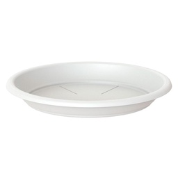Plato Plástico 22 cm Blanco Capri Outzen