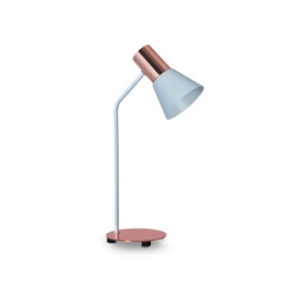 Lamp. Escritorio Embudo E27 Blanco/cobre