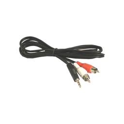 Cable Plug 2 Rca Macho A 3.5 Stereo Zurich x 1.5mts