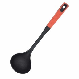 Cucharon 35cm Nylon Mango Rojo