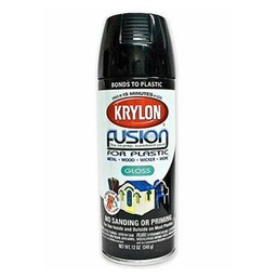 Aerosol Plastico Negro Brillo 340Grs Krylon