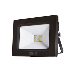 Reflector Led King Luz Fria 10W Negro