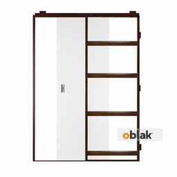 Puerta Oblak Corrediza de Embutir Prac Bco Mch Yeso  200X60cm