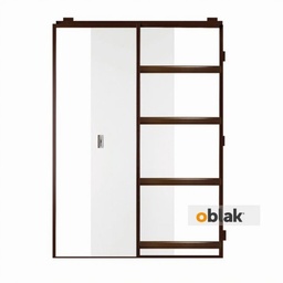 Puerta Oblak Corrediza de Embutir Prac Bco Mch Yeso  200X70cm