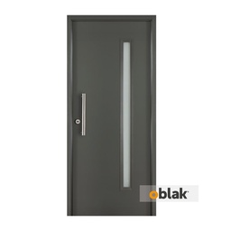 Puerta Oblak M3767p Plus Grafito con Barral Izquierda  200X80cm