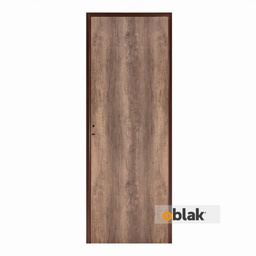 Puerta Teks Marco Chapa Nogal 70cm Derecha