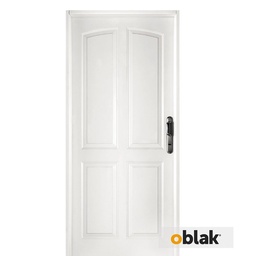 Puerta Oblak Chapa Inyectada Blanco Izquierda  200X80cm