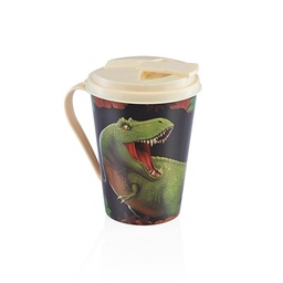 Jarro Cotidiana Mug con Tapa Dinosaurios