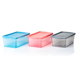 Caja Plastica Translucido 6lts Surt Pdq