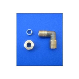 Codo Bronce mm 1/4" C/accesorios