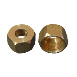 Tuerca Ajuste Bronce 3/8 Pulgadas x 2un