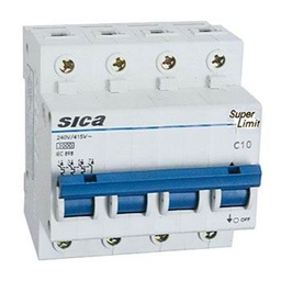 Interruptor Termomagnetico Tretrap. de 4X15a 3Ka Sica