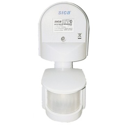 Sensor de Movimiento para Exterior 180° Blanco Sica