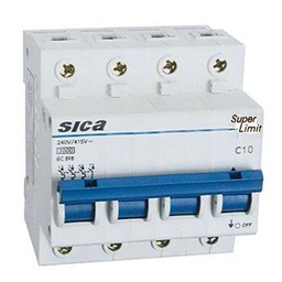 Interruptor Termomagnetico Tretrap. de 4X25a 3Ka Sica