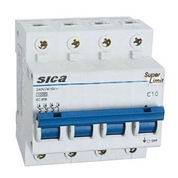 Interruptor Termomagnetico Tretrap. de 4X32a 3Ka Sica