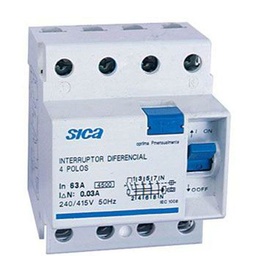 Interruptor Diferencial 2x63 A. 30 Ma.