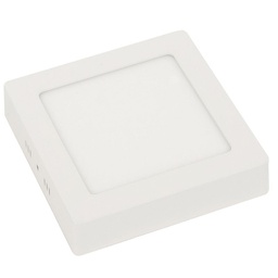 Plafón Led Cuadrado 12W Luz Cálida Ultradelgado