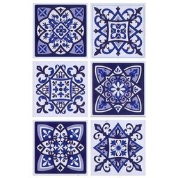 Vinilo Azulejos Autoadhesivos Muresco Azul 15 x 15cm