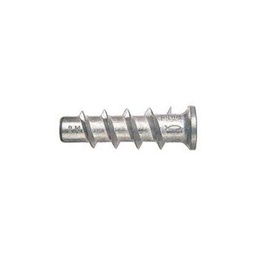 Taco Fischer Tope  Nylon X4u Sa10 + Tornillo 10 mm Blanco