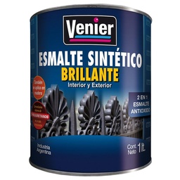 Esmalte Sintético 3P Interior/exterior Venier Bermellón Brillante X1lt