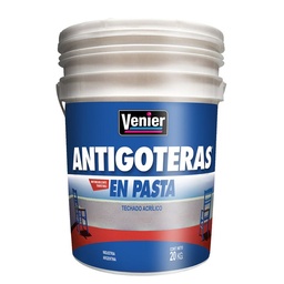 Impermeabilizante Antigoteras en Pasta Techado Acrílico Rojo X20kgs