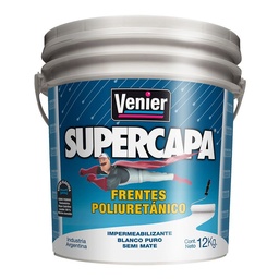 Frentes Supercapa Poliuretanica Venier Blanco 12 kg