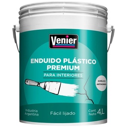 Enduido Interior Premium Venier 4lt