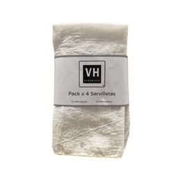 Pack 4 Servilletas Gasa Premium 50X50cm  v.h.fabrics