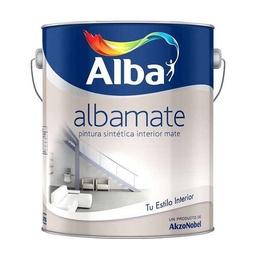 Esmalte Mate Albamate Blanco 4lts