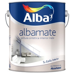 Esmalte Mate Albamate Blanco 1lts